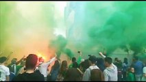 Real Betis-Sevilla: Recibimiento a las jugadoras del Betis en el derbi femenino