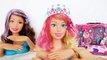 Barbie Tête à coiffer Relooking-Coupe de cheveux Éclat Haare schneiden Coupe de cheveux Potongan rambut boneka