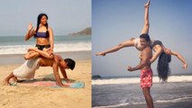 Kavita Kaushik's HOT Yoga pictures with husband goes viral on social media | FilmiBeat