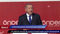Cumhurbaşkanı Erdoğan: En ufak bir sarsıntı da merkezi bırakıp başka yerlere kaçmayacak