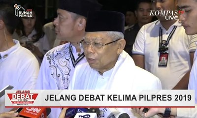 Ma'ruf Amin Bakal Beri Kejutan di Debat Final Pilpres 2019