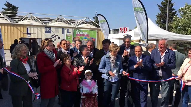 Inauguration de la 97e foire de printemps d'Avignon