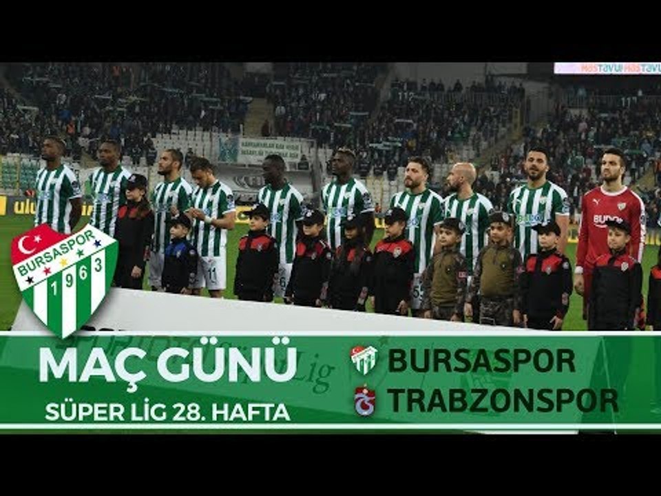 Maç Günü: Bursaspor 0-1 Trabzonspor