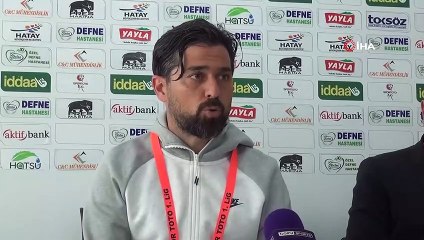 Hatayspor - Afjet Afyonspor maçının ardından
