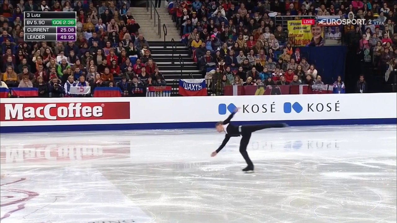 EM 2019 - Mikhail Kolyada SP ESP German commentary (with Engl. Subs)