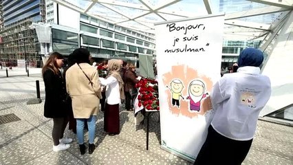Belçika'da "Buyurun Ben Müslümanım" Etkinliği
