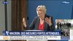 D'après Marine Le Pen, Emmanuel Macron considère les gilets jaunes comme "des boulets"