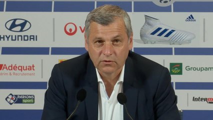 OL - Genesio : "Beaucoup de joueurs m'ont apporté leur soutien"