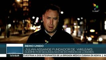 Julian Assange duerme por segunda noche en prisión de Londres