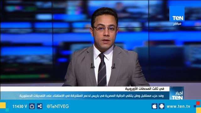 وفد مستقبل وطن يلتقي الجالية المصرية في باريس لدعم المشاركة في الإستفتاء على التعديلات الدستورية