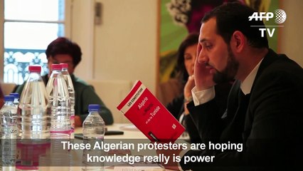 Algerian activists sharpen tools with make-do law classes