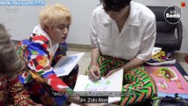 [VIETSUB] [BANGTAN BOMB] Drawing from 'IDOL' MV - BTS (방탄소년단)
