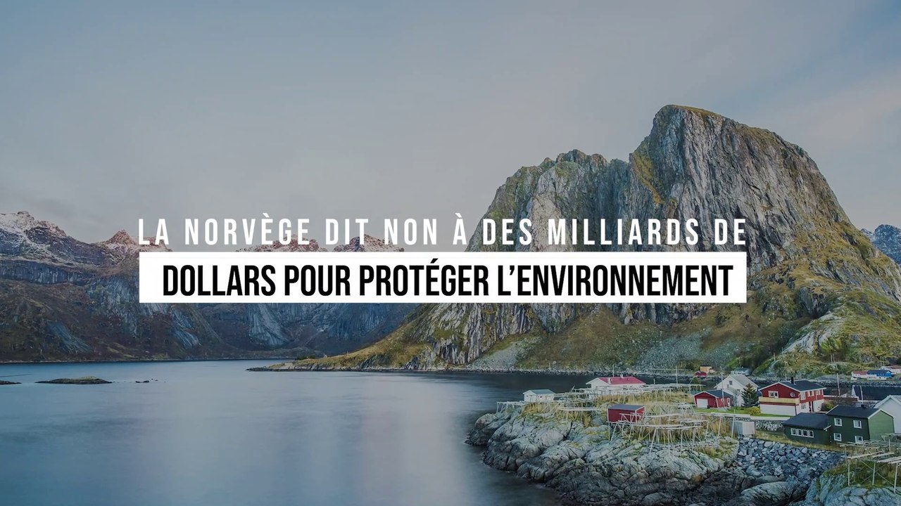 Un exemple remarquable : la Norvège dit non à des milliards de dollars pour protéger l’environnement