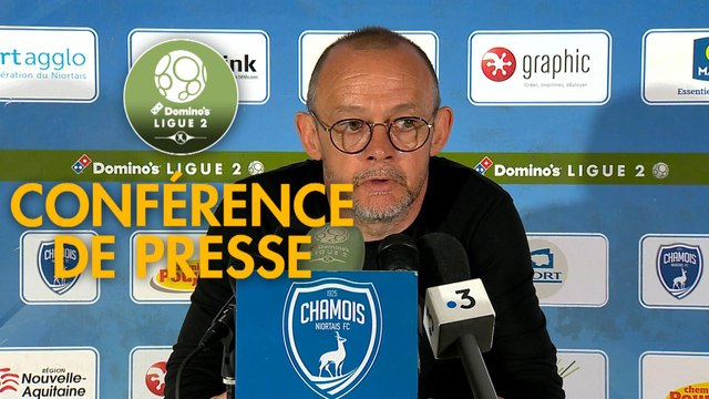 Conférence de presse Chamois Niortais - AJ Auxerre (0-0) : Pascal PLANCQUE (CNFC) - Pablo CORREA (AJA) - 2018/2019