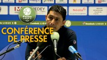 Conférence de presse FC Sochaux-Montbéliard - Havre AC (1-3) : Omar DAF (FCSM) - Oswald TANCHOT (HAC) - 2018/2019