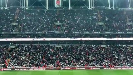 Beşiktaş taraftarı İmamoğlu'nu böyle karşıladı