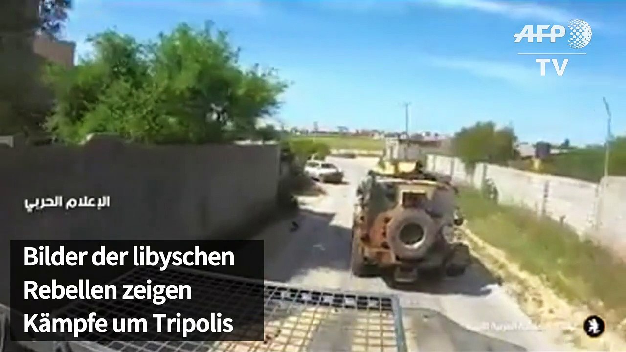 Video der libyschen Rebellen zeigt Kämpfe um Tripolis