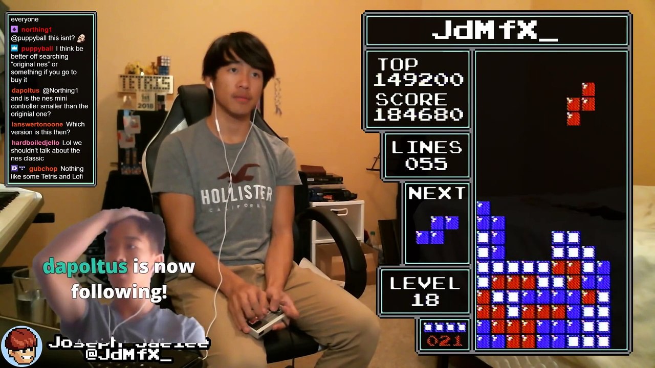 Tetris a un 33e niveau, il est le premier à jamais y avoir joué !