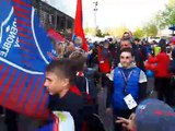 l'arrivée des Grenoblois au Stade des Alpes avant FCG vs Toulon - 13042019