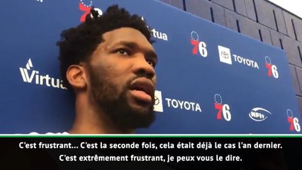NBA - Embiid fait le point sur son état de santé avant les playoffs