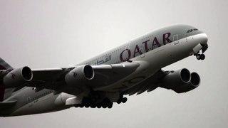 QATAR A380 TAKE OFF 1
