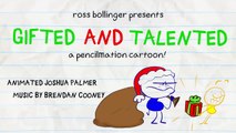 Le Crayon Ruines Crayon Amusantr's de Noël! en DOUÉS ET TALENTUEUX - Animationr Dessins animés pour les Enfants