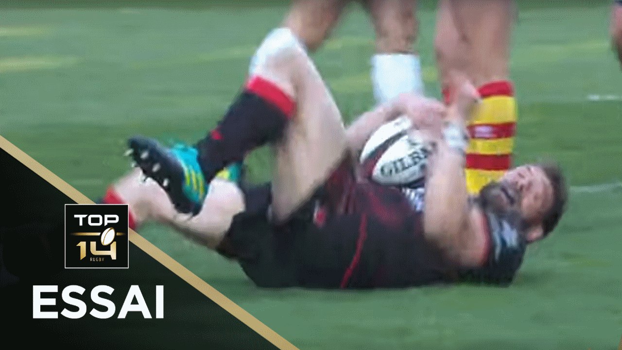 TOP 14 - Essai Virgile LACOMBE (LOU) - Lyon - Perpignan - J22 - Saison 2018/2019