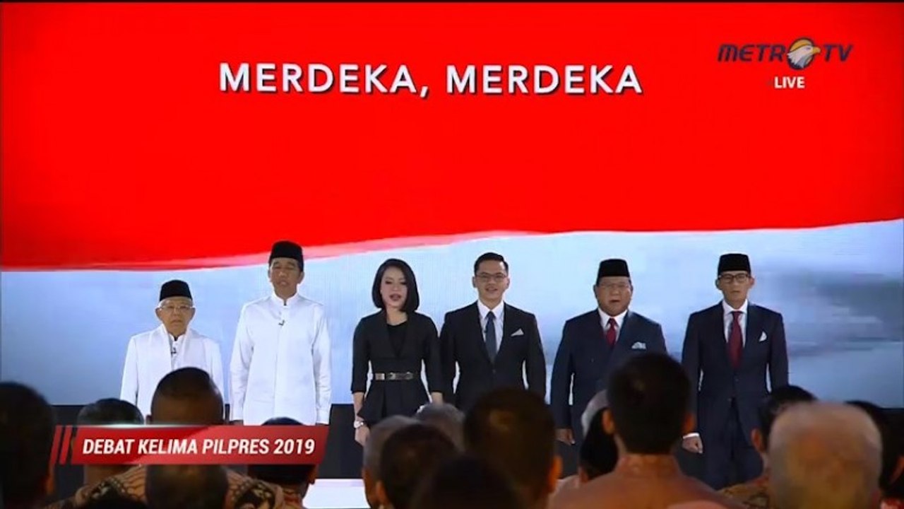 Debat Terakhir Pilpres 2019 Jokowi-Amin vs Prabowo-Sandi - Part 1