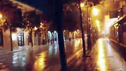 Sabato sera ad Andria ballando sotto la pioggia  - dancing in the rain in Andria (Puglia, Italy)