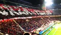 MILAN LAZIO COREOGRAFIA CURVA SUD 2019