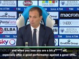 Juve only need one point, but winning is hard - Allegri on shock SPAL loss