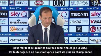 32e j. - Allegri : "Nous n'aurons peut-être même pas besoin de ce point..."