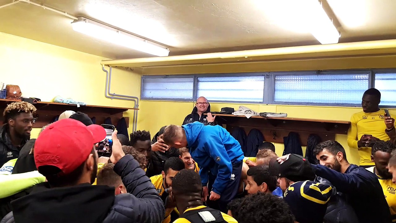 Football : y'a de la joie dans le vestiaire d'Epinal