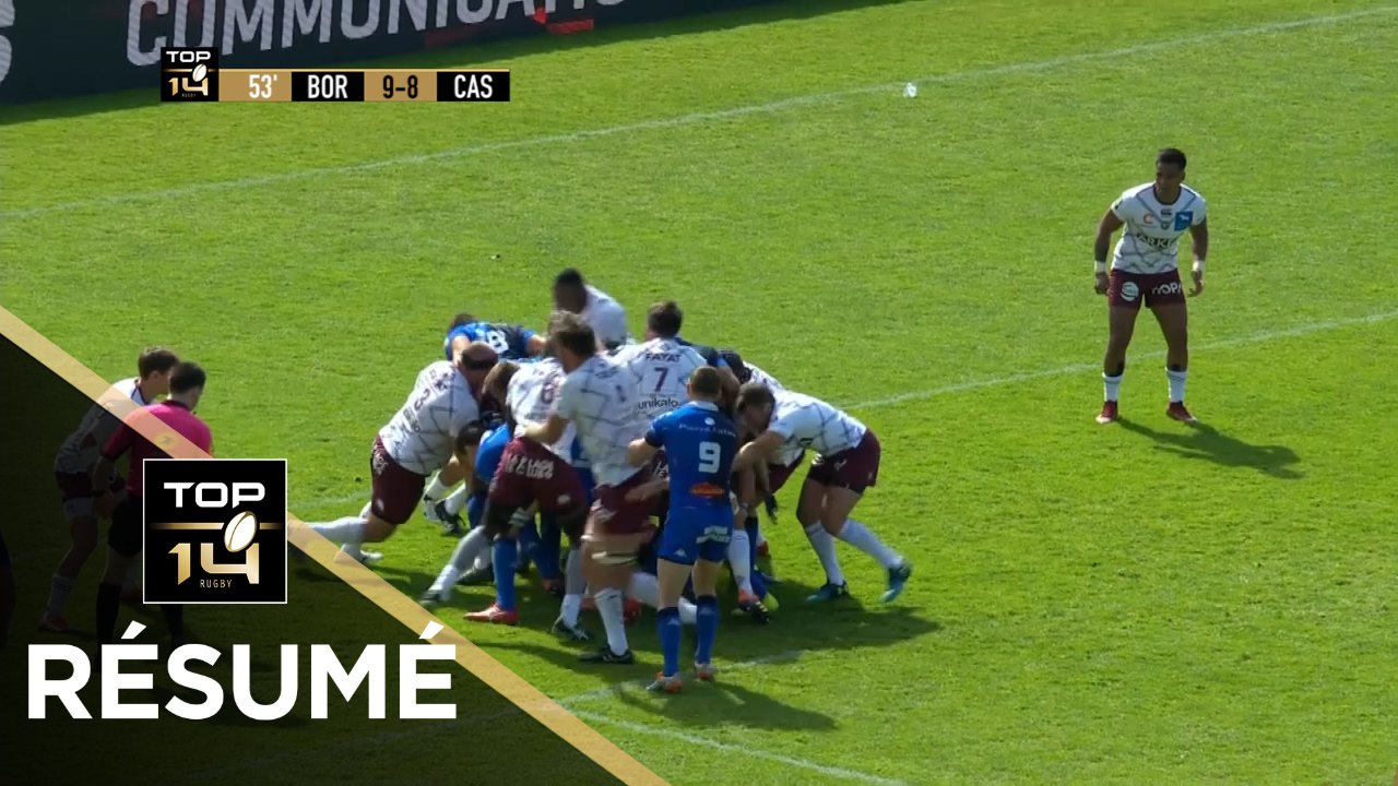TOP 14 - Résumé Bordeaux-Bègles-Castres: 12-16 - J22 - Saison 2018/2019