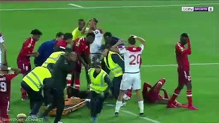 Khadim N'Diaye suffers a horrible leg break against Casablanca!