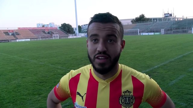 Samir Belloumou milieu du FC Martigues