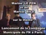 FN - Paris 2008 - Martial Bild et Marine Le Pen