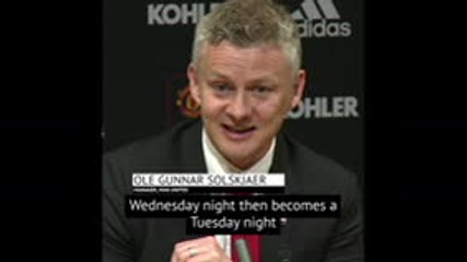 Solskjaer 'doesn't understand' Champions League schedule