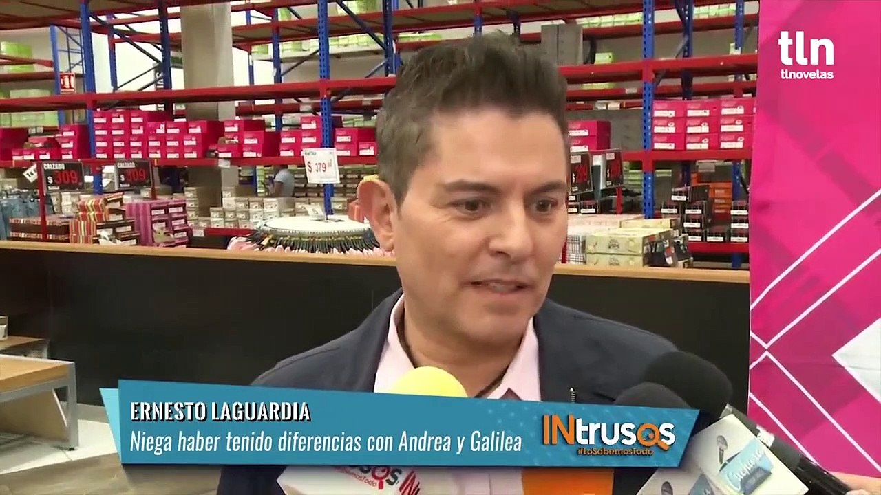 Ernesto Laguardia niega haber tenido diferencias con Andrea y Galilea | INtrusos