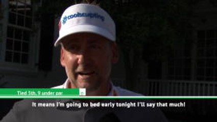 I'm going to bed early tonight! - Poulter on Sunday morning start
