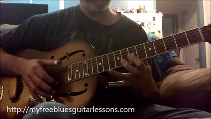 Robert Johnson Stop Breaking Down Riff In Open G Tuning