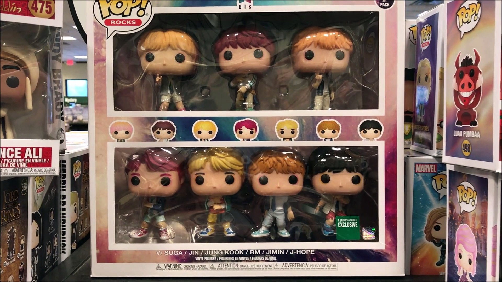 BTS FUNKO POP BARNES AND NOBLES EXCLUSIVE 7 PACK - video Dailymotion