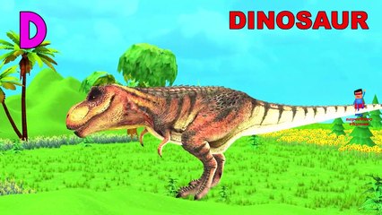 Learn A To Z  ABC Alphabets for Kids - Learn Wild Animals Names & Sounds | Best Cartoon Movies