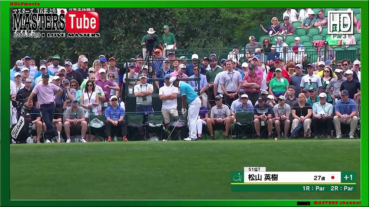【golf】マスターズ masters 3日目3rdround 松山英樹プロ　HIDEKI MATSUYAMA