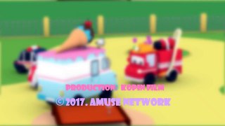 Tiny Town - Wicked Firefighters - Construction Cartoons for kids ! Bulldozer Excavator & Crane