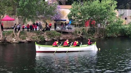 Sérignan : le premier passage des Rameurs Venitiens (H1)