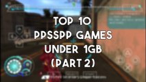 Top 10 best ppsspp (PSP) Games Under 1GB - (Part 2)