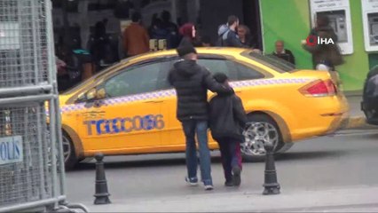 Taksim’de dilencilik yapan çocuklara operasyon:5 gözaltı