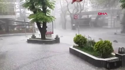 İstanbul- İstanbul'da Dolu Sürprizi