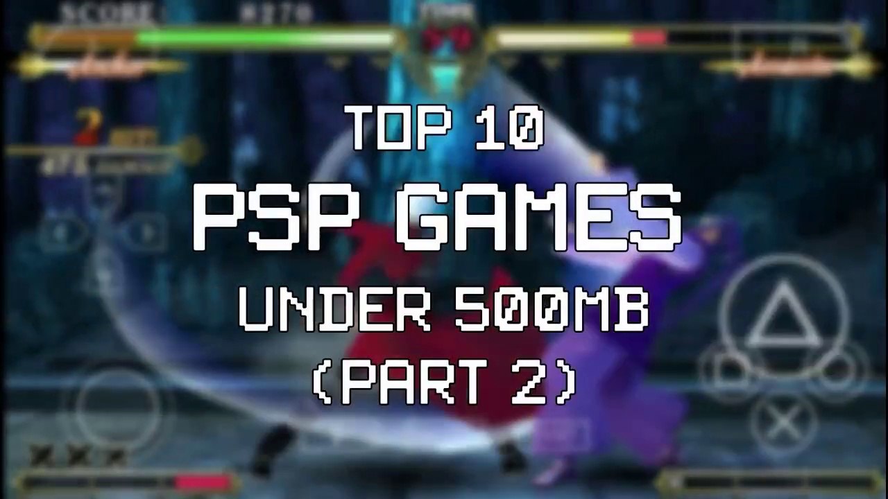Top 10 Best ppsspp (PSP) Games Under 500MB Highly Compressed (Part